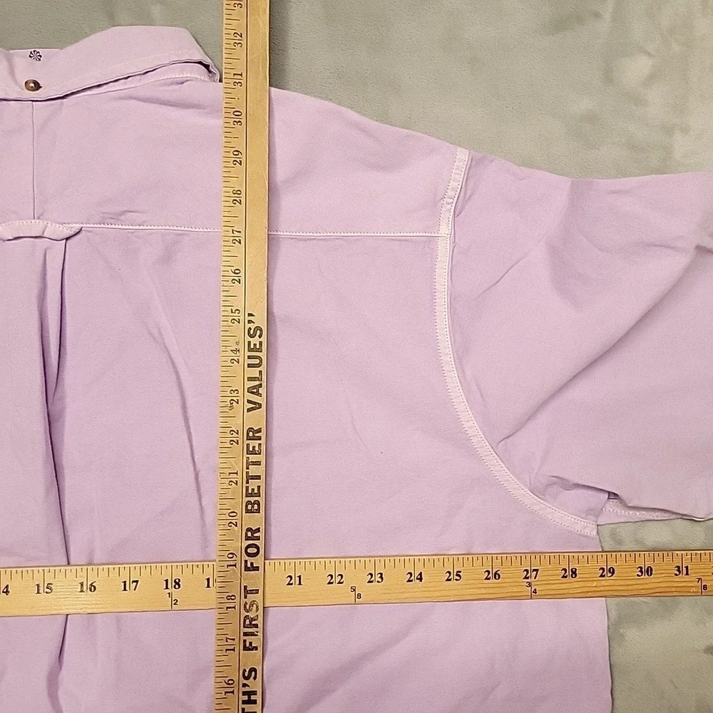 Nike Life Shirt Mens XXL Purple Button Down Long Sleeve Oxford Casual Sportswear